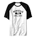 T-Shirt Raglan White 
