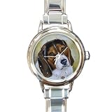 Limited Edition Violano Italian Charm Watch Beagle Dog