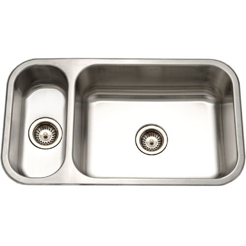 Houzer EHD-3118-1 Elite 31-1/2-by-17-15/16-Inch Steel Sink