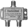 TechniSat 2-Wege Sat-Verteiler (2x DC-Durchlass, Diodenentkoppelt)