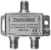 TechniSat 2-Wege Sat-Verteiler (2x DC-Durchlass, Diodenentkoppelt)