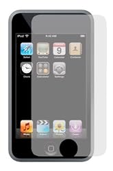 iKross 3-Pack Premium Reusable LCD Screen Protector with Lint Cleaning Cloth for iPod touch 1G (Clear)