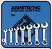 Armstrong 25-605 12pc. 12 Point Full Polish Extra Short Combination Wrench Set