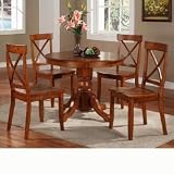 Review Home Styles  / Pedestal Dining Table - Oak - HomeStyles 5179 (Cottage Oak) (30