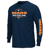 NFL Chicago Bears Primary Receiver Adult Long Sleeved Basic Tee