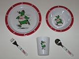 PHILADELPHIA PHILLIES Team Logo 5 Piece Baby Child Dinner Set ( Sipping cup, Plate, Bowl,... by WeSellSports
