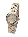 Pierre Cardin B072 Ladies Two Tone Bracelet Watch with Date and Silver Dial