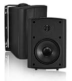 OSD Audio AP520 High Performance Outdoor Patio Speaker, Pair (Black)
