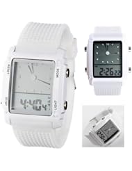 Mokingtop Fashion New Womens Mens Digital LED Sport Quartz Date Alarm Wrist Watch Chronograph
