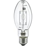 Sunlite MP100/U/MED 100-Watt Metal Halide ED17 Bulb, Medium Base, Clear