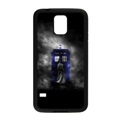 Dr Who Tardis Hard Shell TPU Rubber Full Cover Protective Case for Samsung Galaxy S5 SV S V