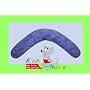 DoDo Pillow Stillkissen, inkl. Bezug Curly, blau - 170 x 34 cm