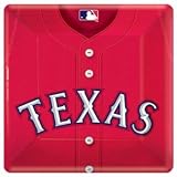 Texas Rangers Baseball - Round Dinner Plates