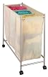 Whitney Design 07137 Silver Triple Laundry Sorter Plus