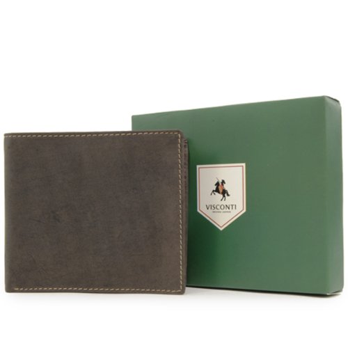Visconti Hunter Leather Wallet - 707 - Oil Brown