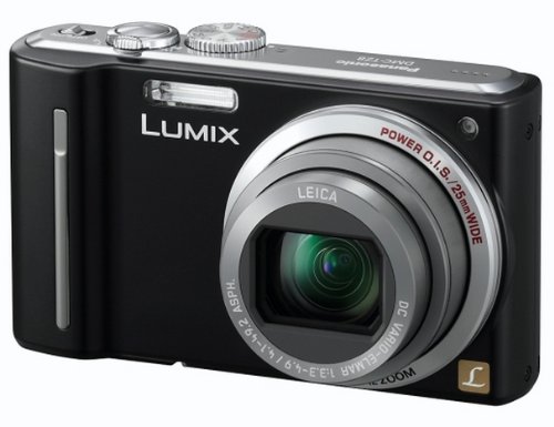 Panasonic Lumix TZ8 Digital Camera (12.1MP, 12x Optical Zoom) 2.7 inch LCD - Black