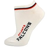 Atlanta Falcons White Ladies (529) 9-11 Ankle Socks