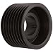 Martin Conventional Taper Bushed Sheave, A/B Belt Section, 8 Grooves, Class 30 Gray Cast Iron