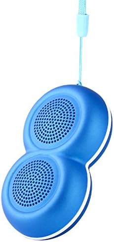 Ptatoms Wireless Bluetooth 3.0 Support Remote Camera Only 2.1 Oz 3.5" Length Mini Portable Waterproof Speaker for Outdoor / Shower / Fitness - Blue