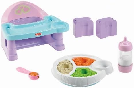 Contains Magical Features To Be Used Alone Or With The Servin? Surprises Kitchen & Table - Fisher-Price Servin' Servin' Surprises High Chair Set