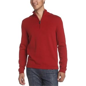Claiborne by John Bartlett Mens Solid Cashfeel Sweater