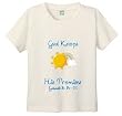 GOD KEEPS HIS PROMISES - YELLOW SUN - BigBoyMusic Youth Designs - White T-shirt