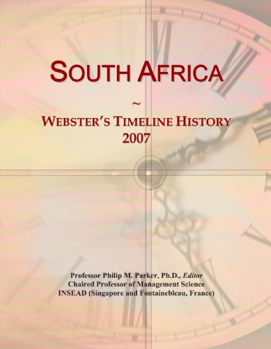 South Africa: Webster's Timeline History, 2007