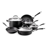 Circulon Elite Hard Anodized Nonstick 10-Piece Cookware Set