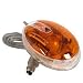 3-Button PS/2 Crystal Beetl Ball Mouse (Translucent Orange)