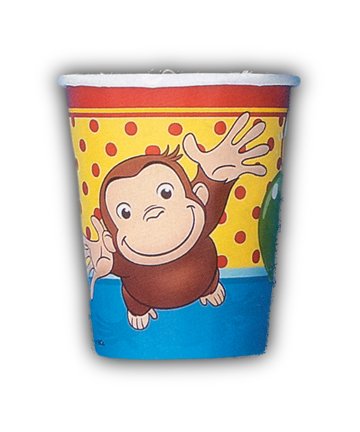 Buy Curious George T.V. Partyware – 9oz. Cups