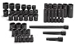 SK Hand Tools 31036 39-Piece 1/4-Inch Drive Metric High Visibility Impact Socket SuperSet