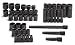 SK Hand Tools 31036 39-Piece 1/4-Inch Drive Metric High Visibility Impact Socket SuperSet