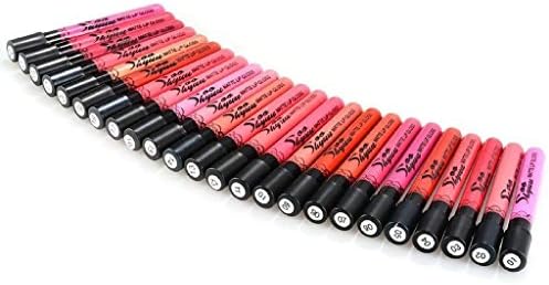 Runcent 24 Colors Waterproof Makeup No-fade Liquid Lip Gloss Matte Lipstick Pen