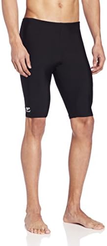Speedo Men's Race Endurance+ Polyester Solid Jammer Swimsuit