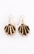 Earrings: Golden Shell