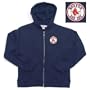 Boston Red Sox YOUTH Girls Lucky Zip Front Hoody Sweatshirt Zip Hooded Sweatshirt - Small