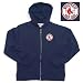 Boston Red Sox MLB Girls "Lucky" Full Zip Hooded Jacket (Navy)