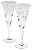 Waterford Millennium Limited Edition Five Toasts Toasting Flutes Pair