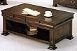 Cherry Finish Louis Phillipe Style Coffee Table By Coaster Furniture