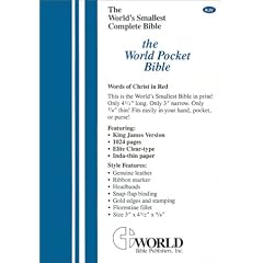 World Pocket Bible-KJV-Snap Flap