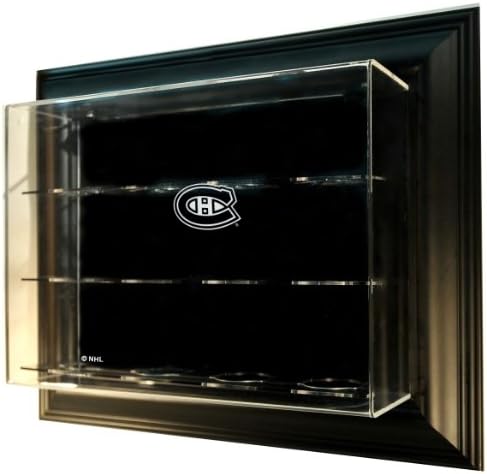 NHL Montreal Canadiens 12 Puck "Case-Up" Display Case, Black