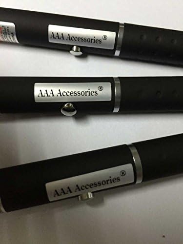 AAA Accessories®3 Color Units-Single Light Flashlight Laser 532nm Light 5MW Without AAA Batteries Single Light AAA Beam(Only AAA accessories Sell It,Others Seller Are Fake)