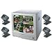 Remmington Security 14165 14-inch Color Quad Monitor Security System with 4 Cameras
