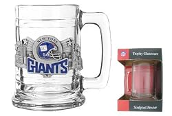 New York Giants Colonial Tankard Beverage Holder 15 oz - NFL Football Fan Shop Sports Team Merchandise