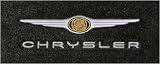 Black Carpet Two Front Mats 2004-2008 Chrysler Pacifica Custom-made Logo Floo...