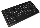 Adesso Black Mini PS/2 Keyboard  ( ACK-595PB )