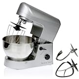 Andrew James Electric Food Stand Mixer + FREE 128 Page Food Mixer Cookbook