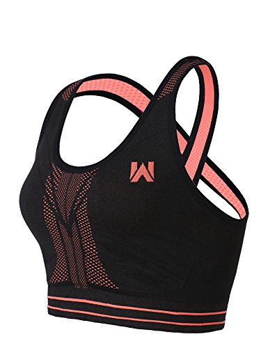 Seamless Comfort Wirefree Racerback Workout Sports Yoga Bras for Women