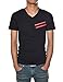 TheLees Mens Casual Slim Fit V-neck Short Sleeve Plain Tshirts