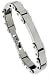 Jewelry : 8 1/2" Solid Heavy Link Surgical Steel ID Bracelet little 3/8" (10 mm) wide.